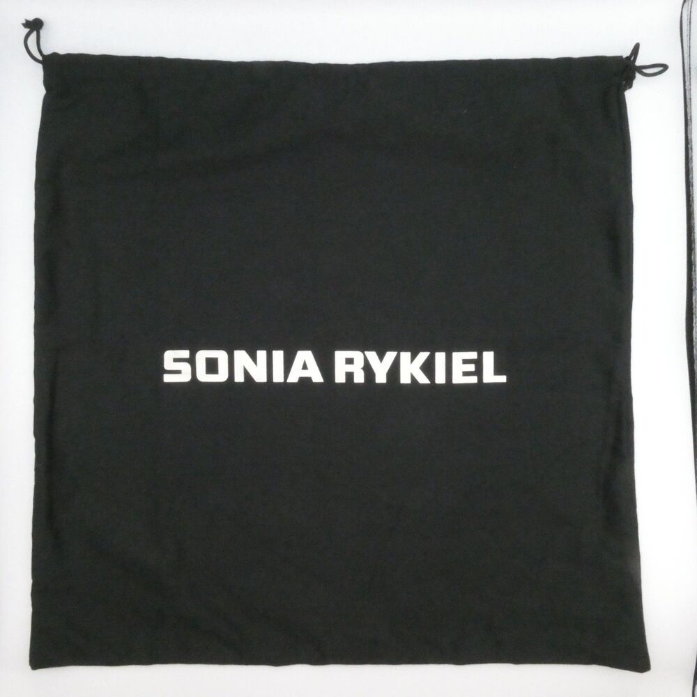 Sonia Rykiel Large Dust Bag 19"x19" New and Unused Black Drawstring